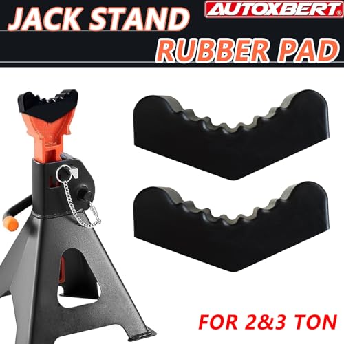 6Ton Car Jack Stand Rubber Pad Slotted Lift Floor Adapter Repair Tool Frame Rail Pinch Weld Lifting Universal Repair Tools Safety Grip Pads - color: Black, size: 6 Ton