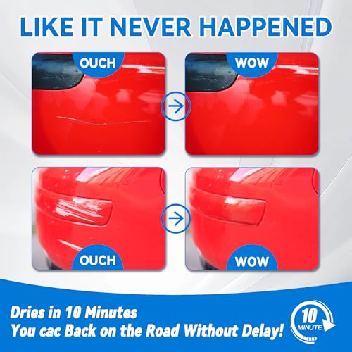 Touch Up Paint for Cars, Ruby Red Car Paint Scratch Repair, Auto Paint Repair Pen, Automotive Scratch Remover, Professional Seamless Coverage, Color Accurate, Long lasting Adhension, Fast Drying - color: Universal Ruby Red