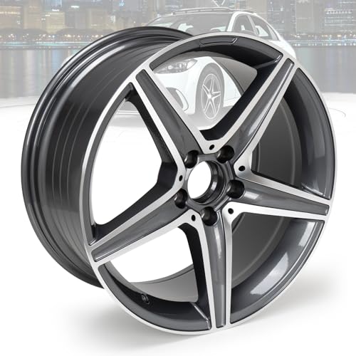Replacement New 18'' x 8.5" Aluminum Alloy Wheel Rim Compatible with 2014–2016 Mercedes-Benz E-Class, E350, E400, Factory Replacement Rim, OE Direct Replacement - size: Fits 2014–2016 -18'' x 8.5''