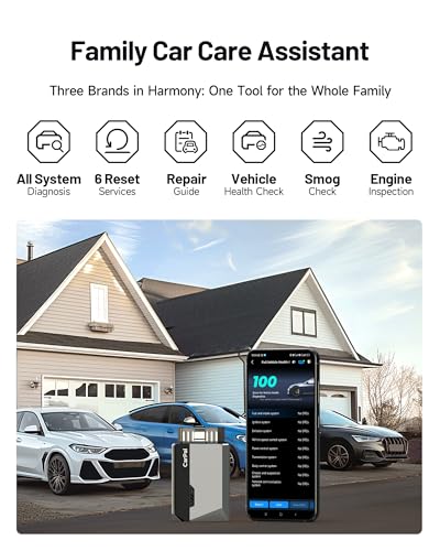 TOPDON Carpal Bluetooth Car Code Reader, All System Scanner, iOS & Android