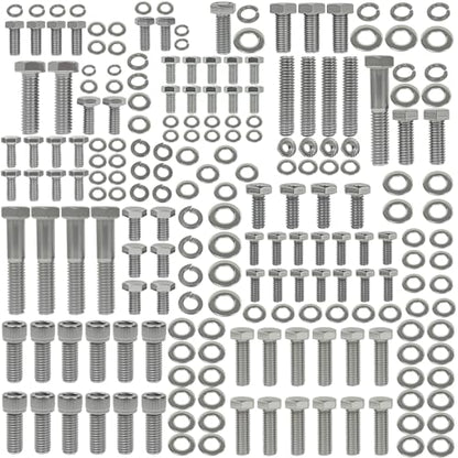 211Pcs Small Block Hex Bolt for Chevy 265 283 302 305 307 327 350 400