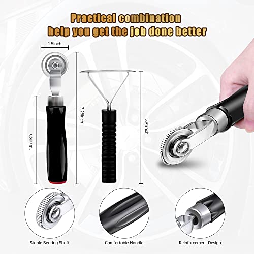 60PCS Tire Patches Tire Patch Kit 32 mm 42 mm 58 mm Tire Repair Kit with Tire Patch Roller Scraping Cutter Tire Repair Tools for Car Truck Motorcycle Bike - size: 60pcs patches