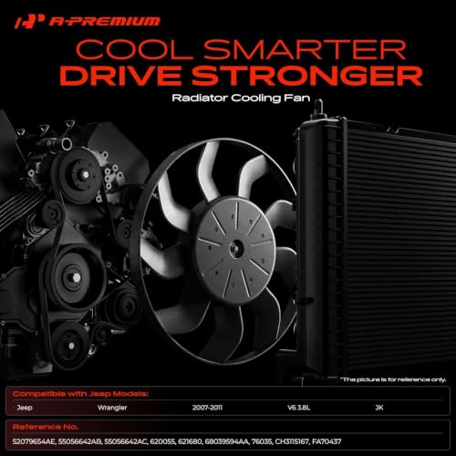 A-Premium Engine Radiator Cooling Fan Assembly