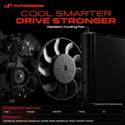A-Premium Engine Radiator Cooling Fan Assembly