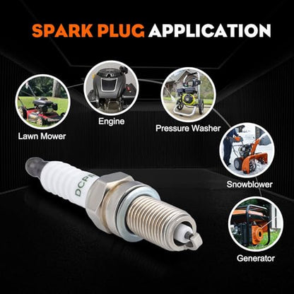 Hipa DCPR6E Spark Plug for Kohler 14132 11-S - size: DCPR6E 4pack