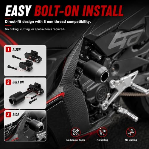 Highway Crash Bar Drop Guard for CFMOTO 450SS/NK 2024 2025 2026 2027