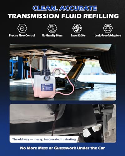 3L Transmission Fluid Transfer Pump w/ 12 ATF Adapters,