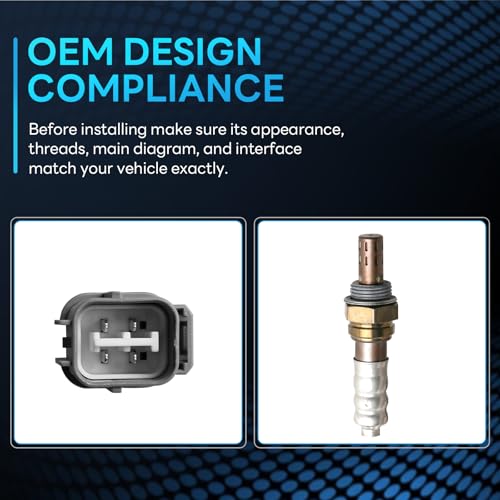 Oxygen Sensor Upstream Compatible with Honda Accord Civic Prelude Odyssey CR-V & Acura Integra & More Replace # 13539 - size: 13539