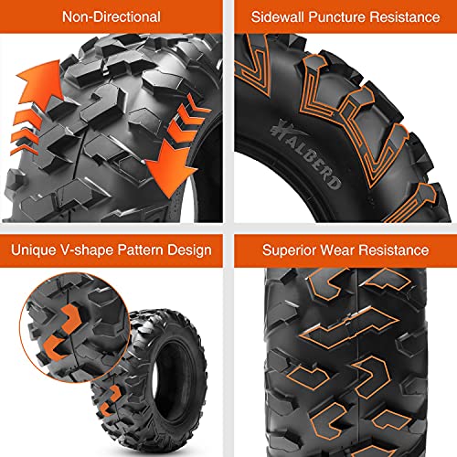 HALBERD ATV Tire, 24x8-12, 6PR All Terrain - size: 24x8-12