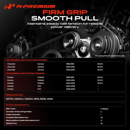 A-Premium Belt Tensioner Assembly with Pulley