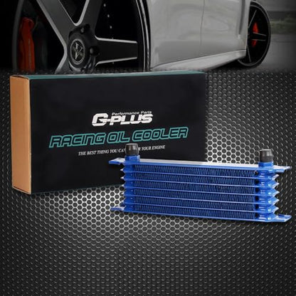 G-PLUS AN10-10AN Universal 7 Row Japanese-style Engine Blue Transmission - color: Blue-Japanese-style, size: 7 Row AN10