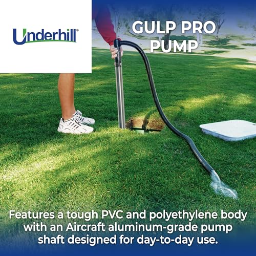 Underhill Gulp Pro Siphon Suction Water Pump 22 Inch Length with 36 Inch Outlet Hose, for Irrigation, Fluid Transfer, Water Removal, A-G1236-C - style: 22" Pump