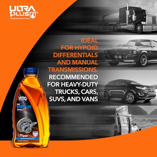 SAE 85W-140 Conventional Gear Oil API GL-5 1 Quart - size: 1 Quart