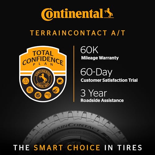 CONTINENTAL TerrainContact A/T All-Season Radial Tire - LT285/70R17/10 118S - size: LT285/70R17