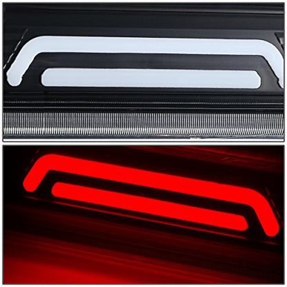 DNA MOTORING 3BL-COLO15-3D-LED-BK Black Housing 3D LED Third Tail Brake Light [Compatible with 15-18 Colorado/Canyon] - color: Black