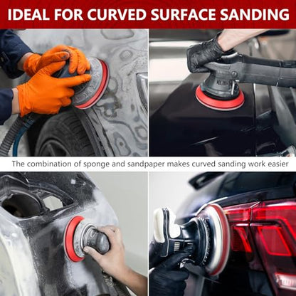 Shinboc 12 PCS 6 Inch Sanding Sponge 2500 Grit, Bowling Ball Sanding Pads - color: 2500grit, size: 6 Inch 12Pcs