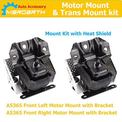 Front Motor and Trans Mount for 07-13 Silverado Sierra 1500 5.3L 6.0L 6.2L - size: 3 PCS