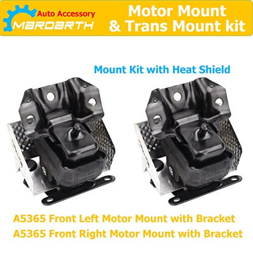 Front Motor and Trans Mount for 07-13 Silverado Sierra 1500 5.3L 6.0L 6.2L - size: 3 PCS