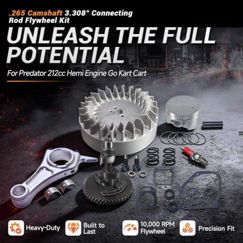 212 Hemi .265 Camshaft and 3.308" Connecting Rod Flywheel with 70mm Piston
