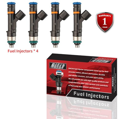 Set of 4 Fuel Injectors FJ993 8S4Z9F593A Replacement - size: FJ993