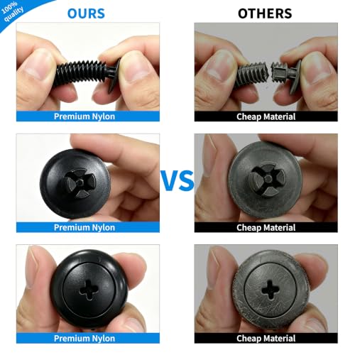 2401 PCS Car Retainer Clips 54Sizes Car Panel Trim Clips Kits Nylon Auto Push Pin Rivets Set for Ford GM Toyota Honda Chrysler BMW Benz Nissan Subaru Mazda Chevy GMC - size: 2401 Pcs