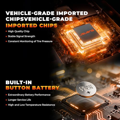 433Mhz TPMS Sensor, GM Tire Pressure Monitoring System Sensor - size: 4Pcs