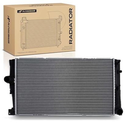 A-Premium Engine Coolant Radiator Assembly Compatible with BMW