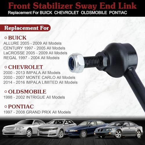 2* K6662 Rear Sway Bar Link - Stop Squeaking & Restore Control - color: 2*K6662, size: Sway Bar Link