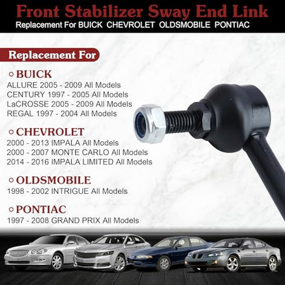 2* K6662 Rear Sway Bar Link - Stop Squeaking & Restore Control - color: 2*K6662, size: Sway Bar Link