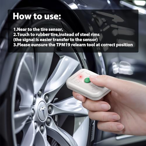 VXDAS TPMS Reset Relearn Tool TPMS19 for Ford Tire Sensor Pressure Monitor Activation Tool Compatible for Ford, Lincoln, Mercury - 2026 Edition (8C2Z-1A203-A)