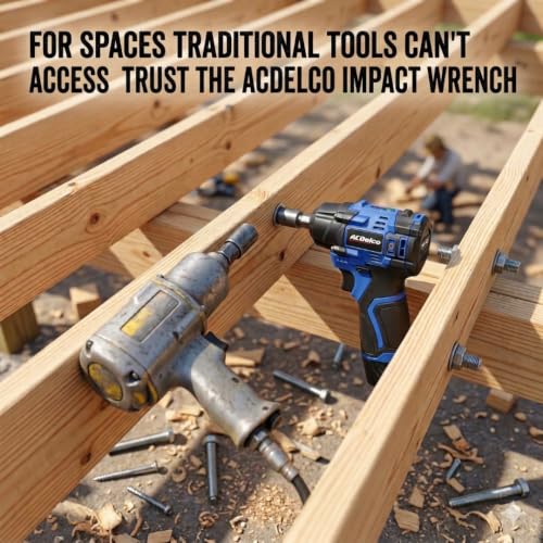 ACDelco ARW12103-K1 G12 Series 12V Cordless Li-ion 3/8” Brushless Ratchet Wrench & Impact Wrench Combo Tool