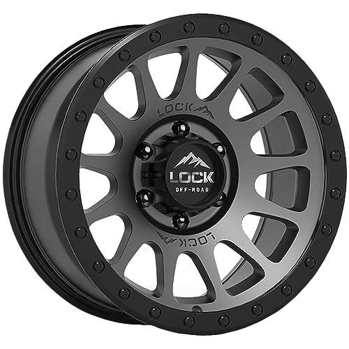 LOCK OFFROAD YOSEMITE-7969MGMBR 17X9-6X139.7 0et - Matte Grey with Matte Black Ring - color: Matte Grey with Matte Black Ring, size: 17X9 - 6X139.7 0et