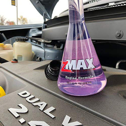 zMAX 51-212 - Engine Formula - Easy to Use - Engine Treatment - Reduces Carbon Build-Up, Lubricates Metal, Extends Life of Car or Truck - Runs Efficiently & Improves Gas/Diesel Mileage - 12 oz. Single - size: 12 oz
