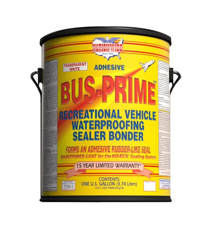 BUS-PRIME Roof Coating Primer - Clear (1 Gallon) - size: 128 Fl Oz (Pack of 1)