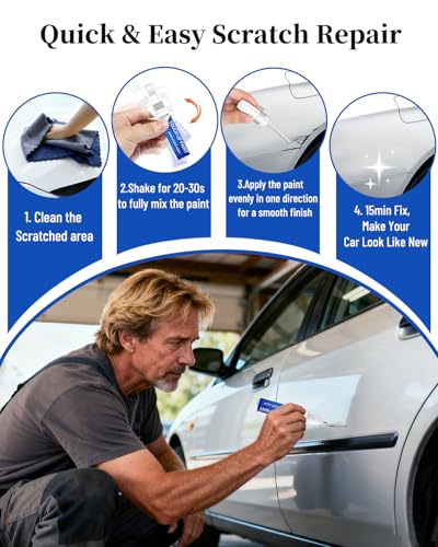 Touch Up Paint for Mercedes-Benz Lunar Blue Metallic 890 Paint Code - color: 890 Lunar Blue Metallic