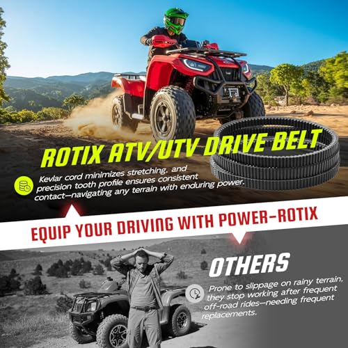 ROTIX 24G4022 Drive Belt, ATV UTV Drive Belt Replacement for 3211162, 3211133, 3211118, Compatible with Polaris Ranger 500 800, Polaris RZR 800, Sportsman 500 570 800