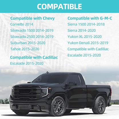 15-11125 Engine Coolant Thermostat Housing Assembly Compatible with 2014 2015 2016 2017 2018 2019 2020 Chevy Silverado, GMC Sierra 4.3 5.3 5.3L 6.2L Thermostat Housing Assembly