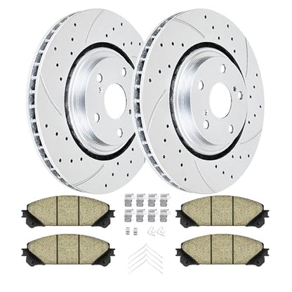 Acinoparts Front Brake Kit for Toyota Sienna Highlander Lexus RX350 - size: HMBK20602