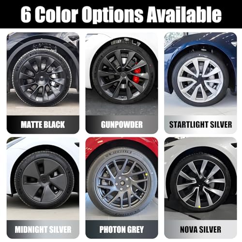 Rim Touch Up Paint(Gunpowder) for Tesla Model Y/3/S/X - color: Gunpowder(Fits for Model Y 19"/ Model Y 21"/ Model 3 20"/ Model S 21"/ Model X 20"/ Model X 22")