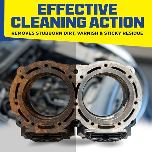 Durabasics [1 Gallon] Ultrasonic Cleaner Solution – Heavy-Duty Parts Cleaner & Carburetor Cleaning Solution – Perfect for Engine & Automotive Parts – Helps Remove Carbon, Grease – Safe on Most Metals