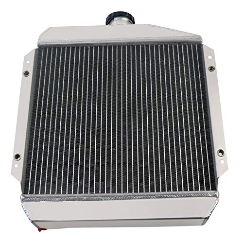 ALLOYWORKS 119621-44500 Tractor Radiator for Yanmar 3TNE74 Diesel Lightweight Aluminum 3 Row Core