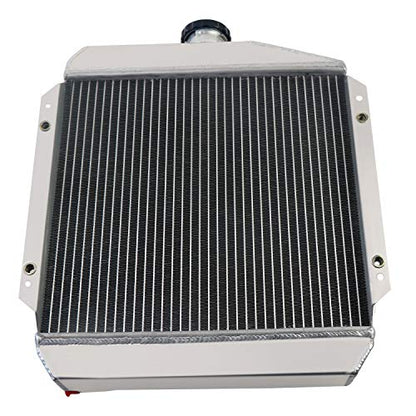 ALLOYWORKS 119621-44500 Tractor Radiator for Yanmar 3TNE74 Diesel Lightweight Aluminum 3 Row Core