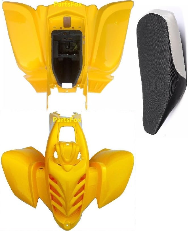 30" wide Plastic Body for Baja 90cc Hensim HS150cc Roketa 150cc Yamoto 110cc Taotao 250E Hensim 150cc Red Cat Yellow - color: Yellow