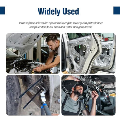 200 PCS Nylon Universal Cable Tie Buckle, Multi-Functional Black Zip Ties with Pin & Button, Snap-Fit Nylon Fastening Clip for Car Repairs,Home,Garden,Workshop