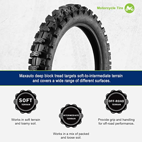MaxAuto Motocross Rear Tire 90/100-16 Dirt Bike Tire 90/100-16