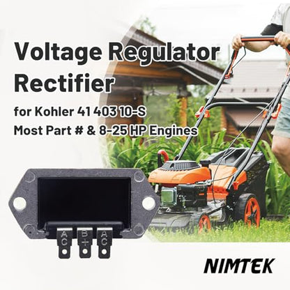 NIMTEK Voltage Regulator Rectifier for Kohler 41 403 10-S 41 403 09-S