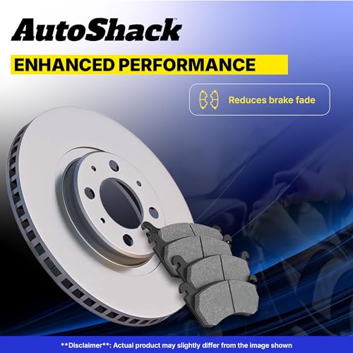 AutoShack Front & Rear Coated Rotors & Ceramic Pads for VW Jetta 2006 - style: ArmorStop & Pad