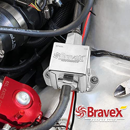 Bravex Inline Electric Fuel Pump Universal DC 12V Low Pressure 2.5-4 PSI Petrol Diesel (EP12S) - color: EP12S(2.5-4 PSI)