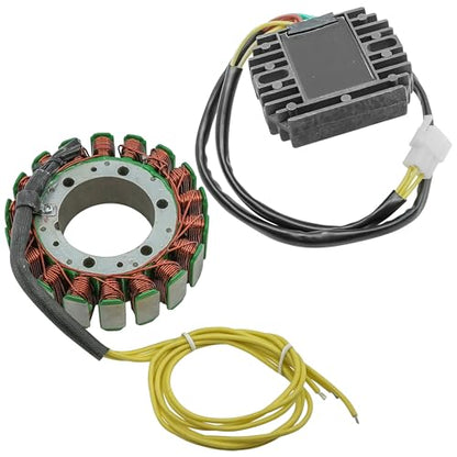 Caltric Stator and Regulator Rectifier Compatible With Honda Vt1100C Shadow 1100 Spirit 1998-2005