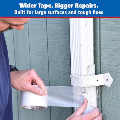 Gaffer Power Clear Repair Tape 3 in x 20 Yds, Waterproof, Made in USA - size: 3 Inch x 20 Yards